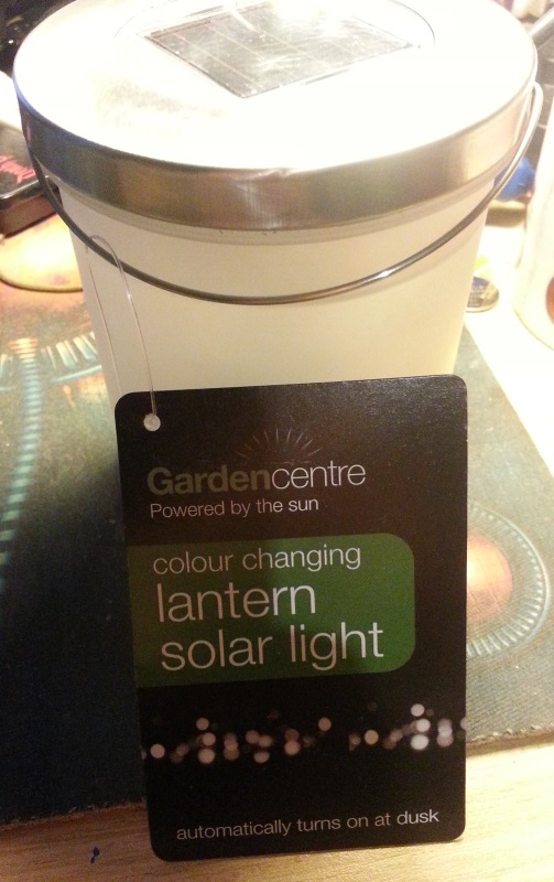 Poundland deals solar lantern