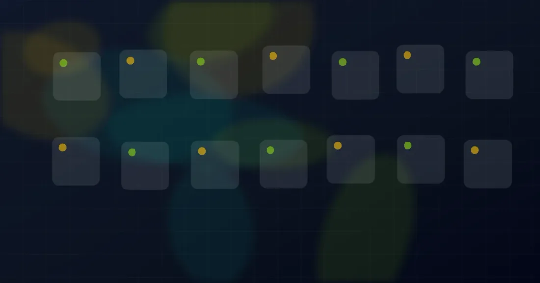 Developer learning desk with layered code cards, books, and tool icons without logos.